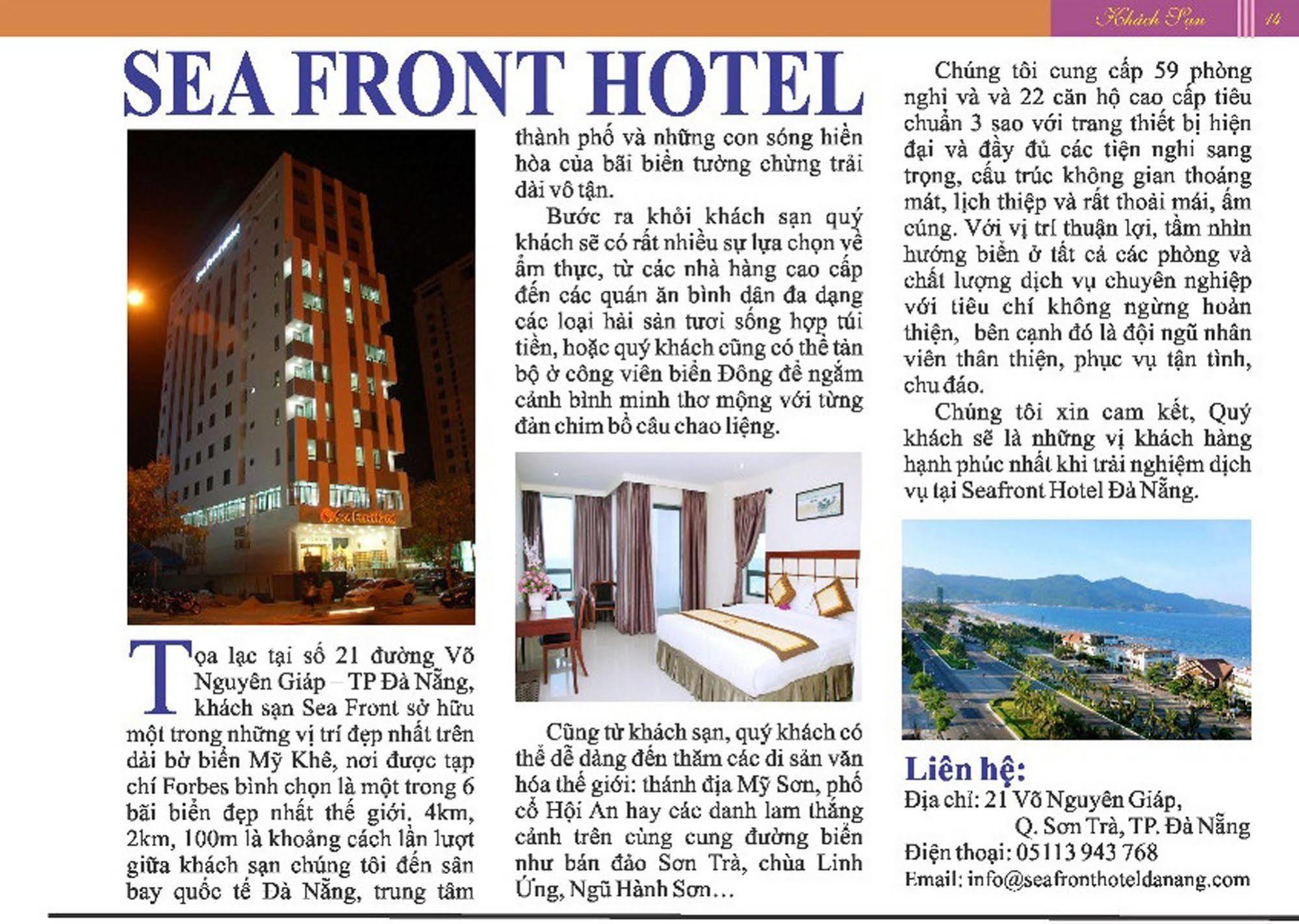 Sea Front Hotel Danang Exteriér fotografie